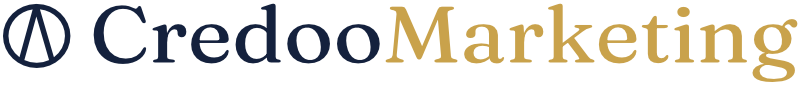 credoo marketing compass logo and wordmark